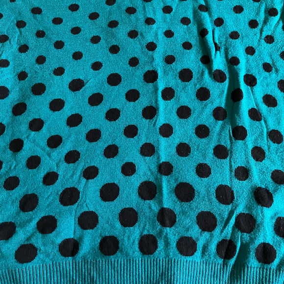 Teal & black sweater - Picture 7 of 8